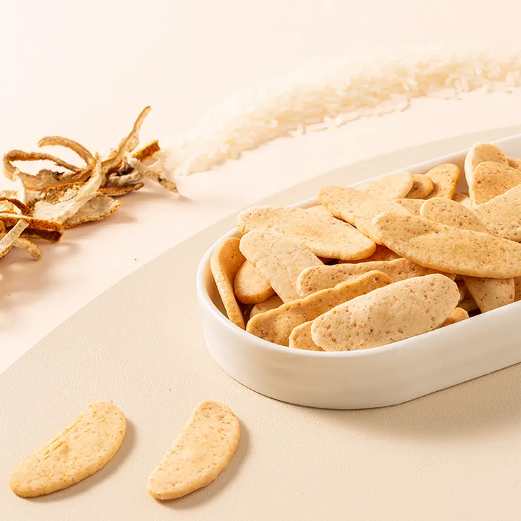2,5 kg sušené rýžové krekry s příchutí mandarinkové kůry